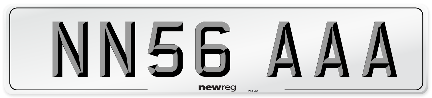 NN56 AAA Number Plate from New Reg